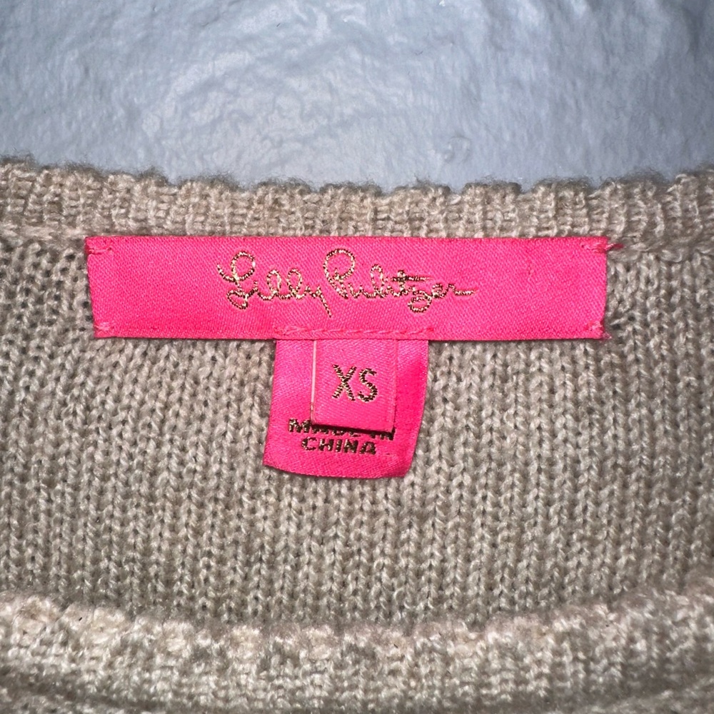 Lilly Pulitzer Beige Kippa Sweater - Picture 5 of 7